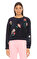 Juicy Couture Lacivert Çiçek Desenli Sweatshirt #1