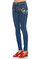 Gucci İşleme Detaylı Mavi Jean Pantolon #4