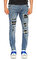 Philipp Plein Eskitme Desen Jean Mavi Pantolon #1