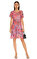 Elie Tahari İşleme Detaylı Renkli Elbise #1