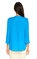 Elie Tahari Dantel Detaylı Mavi Bluz #5