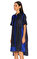 DKNY Gömlek Yaka Renkli Elbise #3