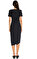 DKNY Çizgili Lacivert Elbise #6