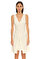 Barbara Bui V Yaka Beyaz Elbise #2