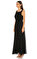 Juicy Couture Puantiyeli Uzun Siyah Elbise #3