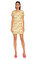 Juicy Couture Çiçek İşlemeli Mini Renkli Elbise #1