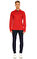 Ralph Lauren Blue Label Uzun Kollu Kırmızı Polo T-Shirt #2