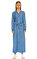 Juicy Couture V Yaka Uzun Jean Mavi Elbise #3
