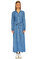 Juicy Couture V Yaka Uzun Jean Mavi Elbise #4