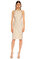 Karen Millen Dantel Detaylı Pembe Elbise #1