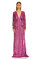 Elie Saab Gece Pul-Payet İşlemeli Mor Elbisesi #3