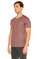 John Varvatos Düz Desen Bordo T-Shirt #3