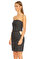 Maje Straplez Yakalı Mini Siyah Elbise #3