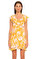 Free People Çiçek Desenli Sarı Elbise #2