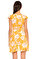 Free People Çiçek Desenli Sarı Elbise #4