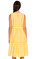 Mds Kareli Sarı Elbise #7