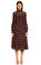 Juicy Couture Çilek Desenli Midi Renkli Elbise #1