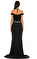 Reem Acra Siyah Gece Elbisesi #4