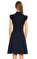 Karen Millen Lacivert Elbise #4