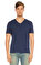 John Varvatos Usa Mavi T-Shirt #1
