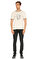 John Varvatos Usa Baskılı Beyaz T-Shirt #2
