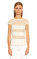 Karen Millen Pul-Payet İşlemeli Beyaz Bluz #1
