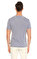 John Varvatos Usa Düz Desen Mavi T-Shirt #5