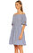Guess Çizgili Kayık Yakalı Renkli Elbise #3