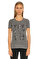 Guess İşleme Detaylı Gri T-Shirt #1