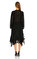 Ulla Johnson Uzun Kollu Siyah Elbise #4