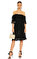 Alexander McQueen Kayık Yaka Renkli Elbise #1