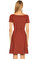 Sandro Kayık Yaka Kırmızı Elbise #4