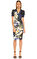 Karen Millen Çiçek Desenli Renkli Elbise #1