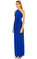 Lauren Ralph Lauren Tek Kollu Uzun Mavi Elbise #3
