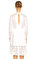 Sandro Dantel Detaylı Beyaz Elbise #4