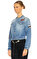 Karl Lagerfeld İşleme Detaylı Mavi Jean Ceket #4