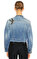 Karl Lagerfeld İşleme Detaylı Mavi Jean Ceket #5