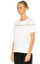 Sandro İşleme Detaylı Beyaz T-Shirt #4