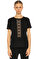 Sandro İşleme Detaylı Siyah T-Shirt #1