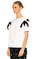 Sandro Düz Desen Ekru T-Shirt #4