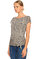 Karen Millen Leopar Desenli T-Shirt #2