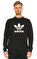 Adidas Originals Baskı Desen Siyah Sweatshirt #1