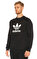 Adidas Originals Baskı Desen Siyah Sweatshirt #4