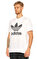 Adidas Originals Baskı Desen Beyaz T-Shirt #4