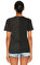 Dry Clean Only İşleme Detaylı Siyah T-Shirt #7