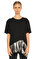 Jil Sander Piliseli Siyah T-Shirt #1