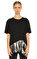 Jil Sander Piliseli Siyah T-Shirt #3