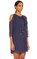 Guess İşleme Detaylı Lacivert Elbise #4