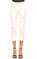 Ann Demeulemeester Eskitme Desenli Beyaz Pantolon #3