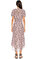 Maje Çiçek Desenli Midi Elbise #4
